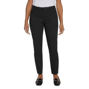 Banana Republic Black Cotton Blend High Waisted Chinos Size 10